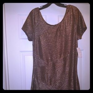 Gold Mini Dress by Free People